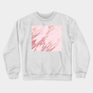 Pastel pink rose gold Crewneck Sweatshirt